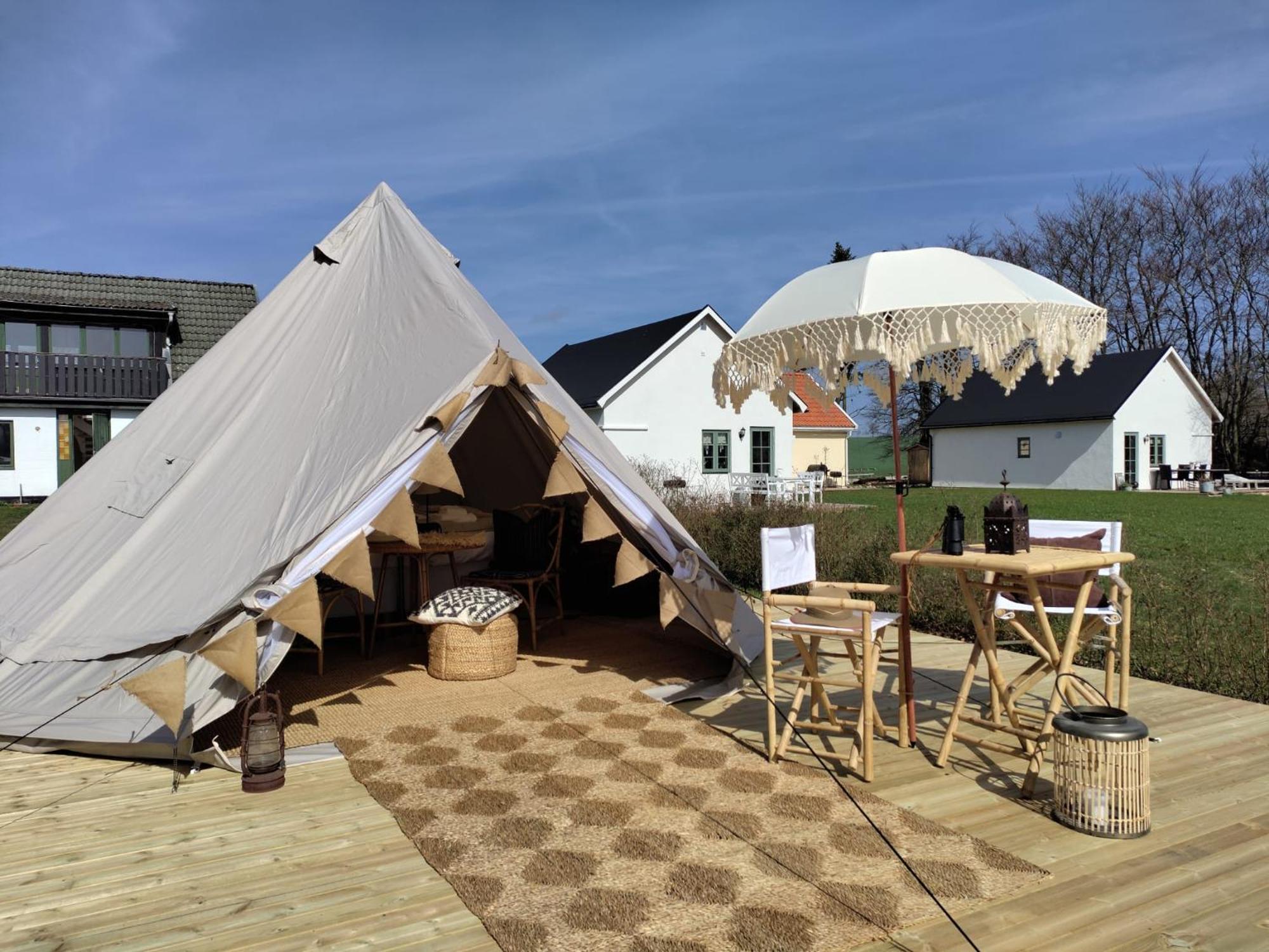 Luxury Tent With Restroom And Shower, Close To The Beach Ystad Exterior foto