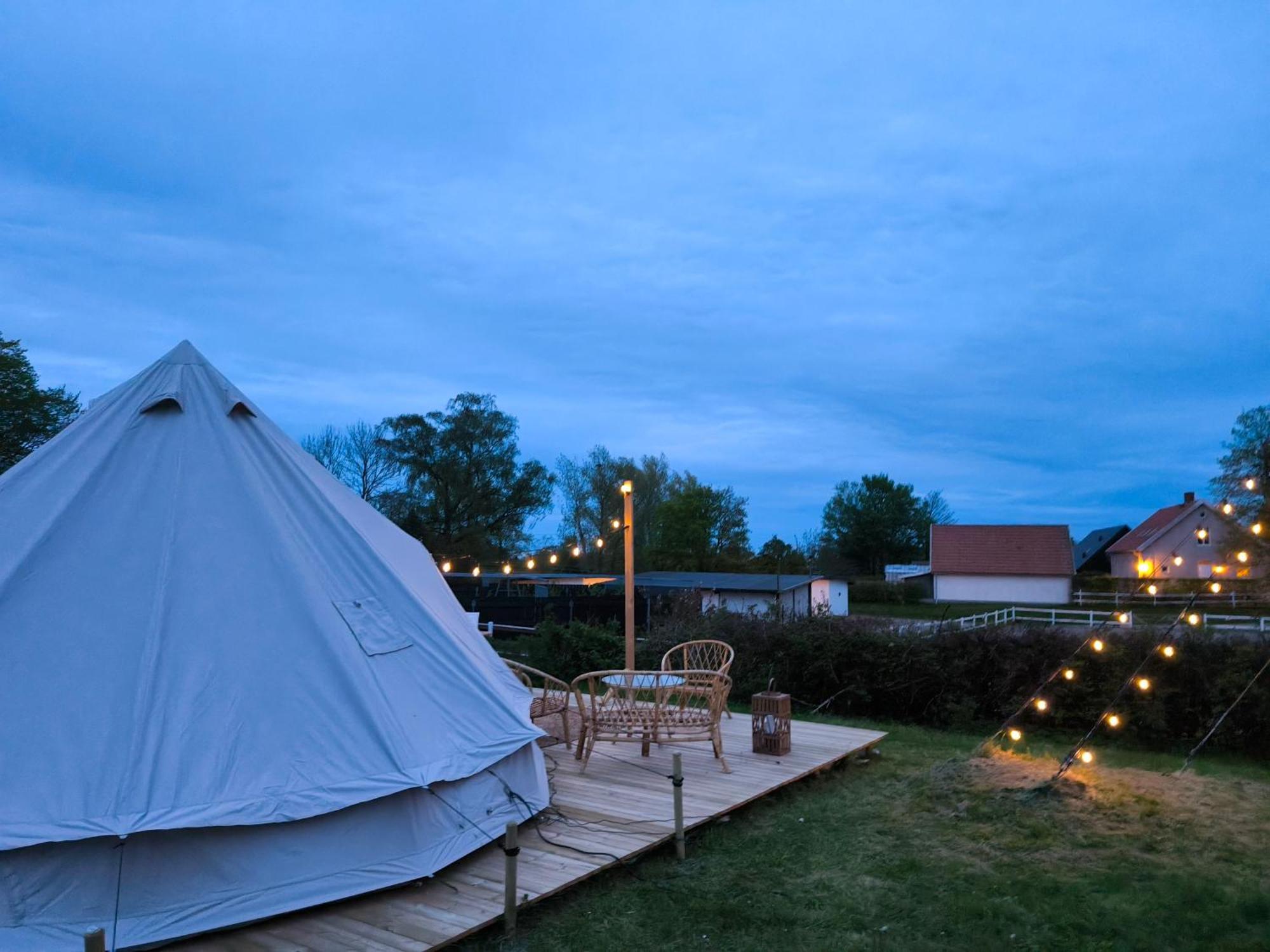 Luxury Tent With Restroom And Shower, Close To The Beach Ystad Exterior foto